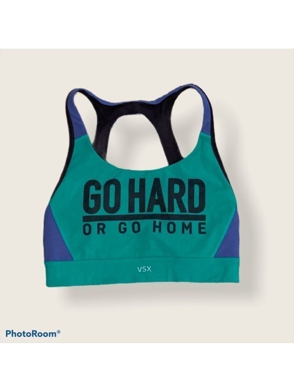 Victoria’s Secret sport green& blue sports bra